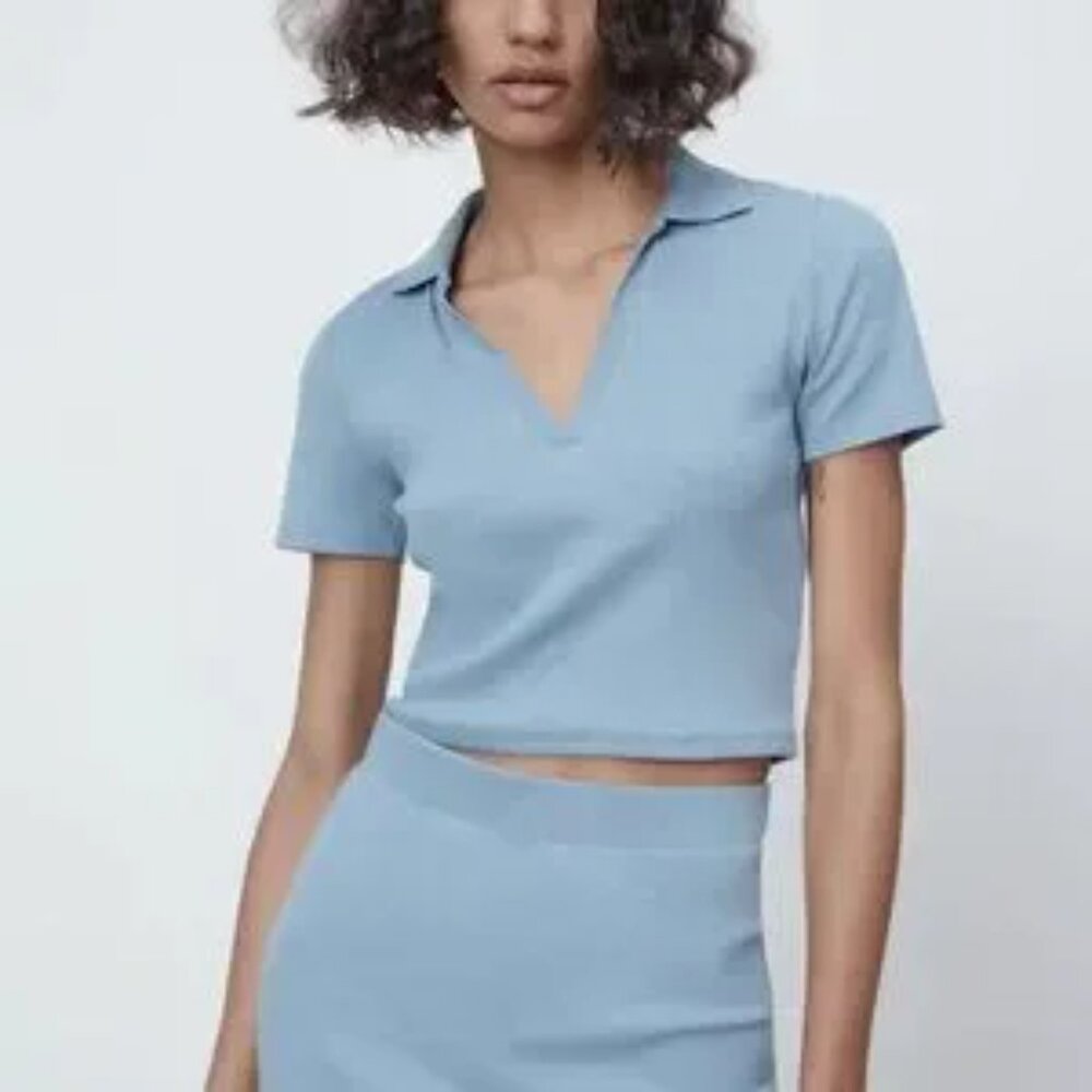 Zara short sleeved polo shirt